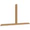 Ekena Millwork Portland Timber Gable Bracket, Western Red Cedar, 96"W x 48"H x 3 1/2"D x 3 1/2"F, 12/12 Pitch GBW096X48X0404POR00SWR - alternate 4